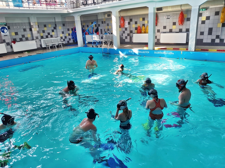 Hokej pod wodą Walenie Siemianowice Śląskie Trening 28 II 2026